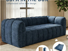 Compressed Sofa - Three Seat